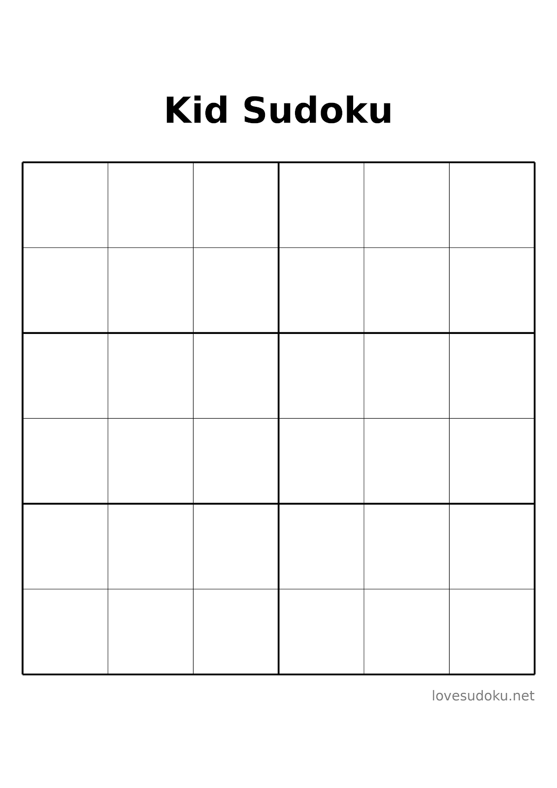 sudoku blank board